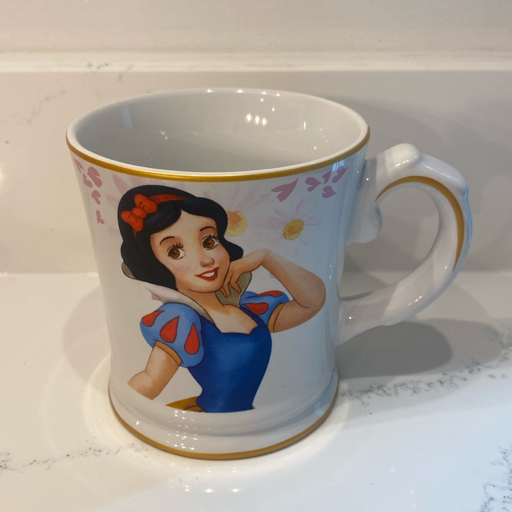 Disney Snow White Flower Coffee Tea Mug